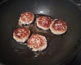 玉ねぎ、パン粉、卵なし★ひと口ハンバーグ作り方5写真