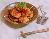もやしでかさ増し♡鶏ひき肉のつくねバーグ作り方9写真