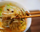 もやしだけでヘルシー！豆乳担々麺作り方6写真
