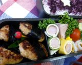 ☆鶏ひき肉♬つくねの磯辺巻き☆作り方6写真
