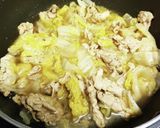 【鍋食材消費】白菜と豚肉のトロ煮作り方4写真