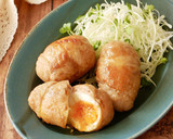 半熟卵の肉巻き照り焼き作り方5写真
