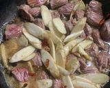 牛肉とごぼうの甘辛炒め作り方5写真