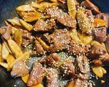 牛肉とごぼうの甘辛炒め作り方7写真