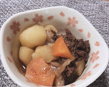 分量簡単♪定番おかず圧力鍋で肉じゃが作り方7写真