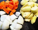 ホットクックで作る給食を思い出すカレー作り方1写真