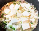 塩麻婆豆腐？簡単白菜と豆腐の中華煮作り方5写真