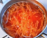 細切り大根とじゃがいもの味噌汁作り方6写真