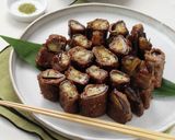 万能ごま味噌だれで茄子の牛肉巻き作り方6写真