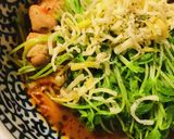 鶏肉＆豆苗のトマト缶サッと煮込みの一品作り方4写真