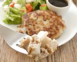 たっぷりレンコンのハンバーグ作り方8写真