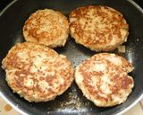たっぷりレンコンのハンバーグ作り方6写真