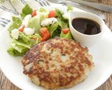 たっぷりレンコンのハンバーグ作り方7写真
