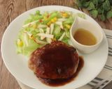 たっぷりレンコンのハンバーグ作り方9写真