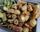 竹輪の野菜詰めカレー風味天ぷら作り方4写真