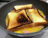 かんたんランチ！フライパンでうまトースト作り方5写真
