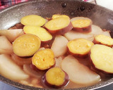 鶏皮と大根とさつまいもの煮物作り方7写真