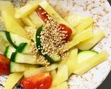 全てレンジじゃがいもトマトガーリック小鉢作り方10写真