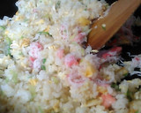 櫻井翔さんの「かにレタス炒飯」鍋振らない作り方7写真