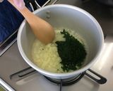 【離乳食中期】ほうれん草とじゃが芋スープ作り方3写真