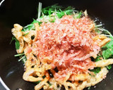 【低糖質】油揚げと水菜のサッと煮作り方2写真