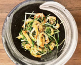 【低糖質】油揚げと水菜のサッと煮作り方3写真