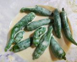 竹輪の野菜詰めカレー風味天ぷら作り方5写真