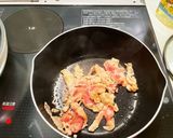 節約料理♡豚肉と厚揚げの味噌炒め作り方4写真