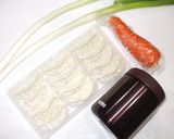 スープジャー♪簡単スープ餃子作り方1写真