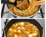 ＊えのきと豆腐のふわたまキムチスープ＊作り方4写真