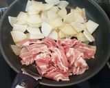 豚バラ大根の韓国風甘みそ炒め作り方3写真