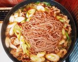簡単☆肉ネギ蕎麦作り方3写真