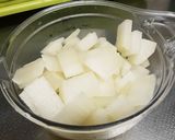 ヤーコンのだし醤油サラダ作り方1写真
