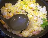 パックご飯レンジ２分、更に炒めて本格炒飯作り方20写真