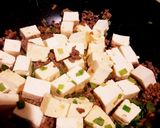 豆腐とひき肉の豆板醤炒め作り方3写真