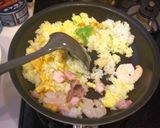 パックご飯レンジ２分、更に炒めて本格炒飯作り方22写真