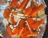鳥もも肉のネギ味噌バターホイル焼き作り方3写真