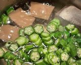 胡麻豆腐の味噌汁作り方3写真
