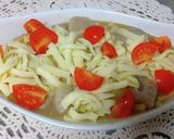 リメイク ☆里芋と鶏肉の煮物のチーズ焼き作り方4写真