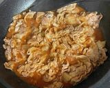 韓国本場の味！玉ねぎと豚肉のキムチ炒め作り方5写真