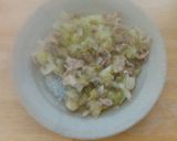 団子風はるさめに肉とキャベツのあんかけ作り方10写真