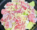 節約！鍋ひとつ！豚小間と白菜のチーズ蒸し作り方3写真