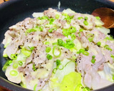 節約！鍋ひとつ！豚小間と白菜のチーズ蒸し作り方5写真