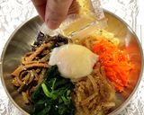 我が家のピビンパ・温泉卵のっけ！作り方4写真