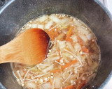 きのこと白菜のはるさめ豆乳スープ作り方3写真