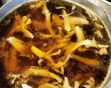 鶏ごぼう舞茸そば作り方3写真