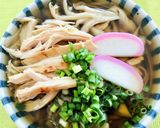 鶏ごぼう舞茸そば作り方6写真