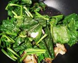 お弁当★舞茸とほうれん草炒め★副菜作り方7写真