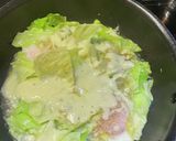 目玉焼きとキャベツ蒸し作り方6写真
