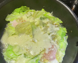 目玉焼きとキャベツ蒸し作り方6写真